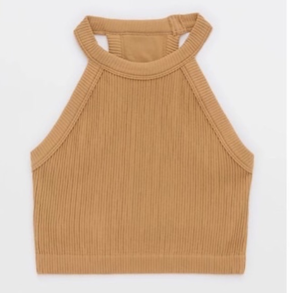 NEW Aerie Superchill High Neck Bra Top - Picture 2 of 8